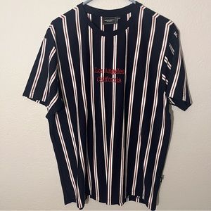 Various Artists Los Angeles Striped T Shirt - Sz L